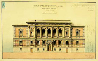 SKS:n alkuper�inen julkisivupiirros