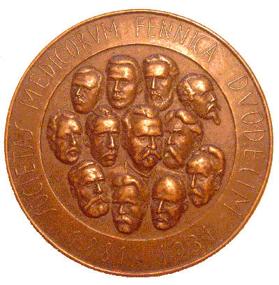 Duodecim seura 50 v.,
mitali