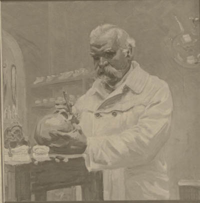 Akseli gallen-Kallelan
muotokuva Matti �yr�p��st� 60-vuotiaana