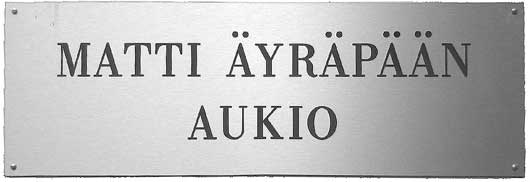 Matti �yr�p�� aukio